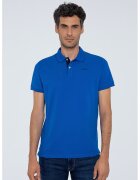 Pepe Jeans London Tricou de bumbac cu logo brodat Lucas - Albastru royal