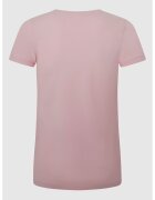 Pepe Jeans London Tricou slim fit cu logo - Roz prafuit