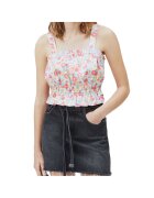 Pepe Jeans Maiou dama crop top - model floral - multicolor - bumbac -