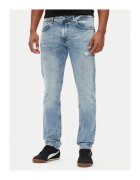 Pepe Jeans Pantaloni barbati PM207390RI7 - Bumbac/Elastan - Albastru - Albastru