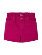 Pepe Jeans Pantaloni scurti din denim cu banda elastica in talie - Roz zmeuriu