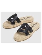 Pepe Jeans Papuci din piele cu decupaje -