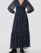 Pepe Jeans Rochie cu decolteu in V si print floral -
