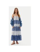 Pepe Jeans Rochie de vara dama PL953739 - Poliester - Albastru - Albastru