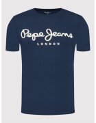 Pepe Jeans Tricou barbati - 209509335 - Bumbac - Bleumarin