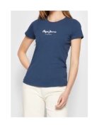 Pepe Jeans Tricou cu imprimeu logo PL505202 595 New Virginia -