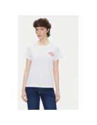 Pepe Jeans Tricou dama PL506070 - Bumbac - XL INTL - Alb