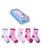 Peppa Pig Set 5 Sosete bebe model 2200007756