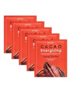 Petitfee Masca faciala hidrogel energizanta cu cacao 5 x 32 g - masca hidratanta tip folie - set de 5