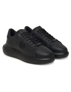 Philipp Plein Tenisi barbati negru - piele naturala -