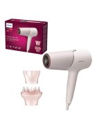 Philips Uscator de par 2300W - tehnologie ThermoShield - ingrijire cu ioni - difuzor - cap de coafare - Auriu rose