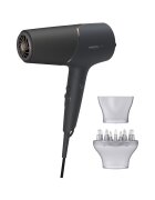 Philips Uscator de par 2300W - tehnologie ThermoShield - ingrijire cu ioni - difuzor - cap de coafare - Negru/Roz