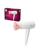 Philips Uscator de par BHD300/00 - 1600W - accesoriu Thermo Protect - 3 setari de viteza/temperatura - Alb/Roz