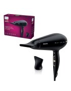 Philips Uscator profesional Prestige Pro HPS920/00 - Tehnologie ThermoProtect - 2300 W - 6 setari de temperatura si viteza - jet de aer rece - ingrijire cu ioni - concentrator Style&Protect - Negru