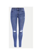 Pieces Blugi dama - 304519680 - Bumbac/Poliester - Albastru - Albastru