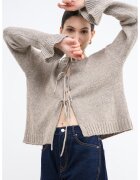 Pieces Cardigan cu maneci cazute Jimma - Bej