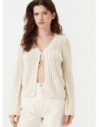Pieces Cardigan dama - 304916038 - Bumbac - Bej - Bej