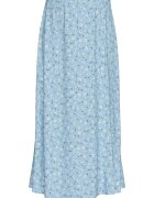 Pieces Fusta dama CASHMERE BLUE FLOWER - 100% viscoza