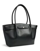 Pieces Geanta shopper din piele ecologica - Negru