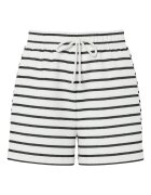 Pieces Pantaloni scurti sport dama 17146889 - Bumbac/Poliester reciclat - Alb - Alb