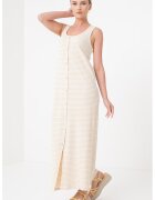 Pieces Rochie maxi cu decolteu patrat - Alb fildes