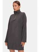 Pieces Rochie tricotata 17152929 Gri Loose Fit - Bumbac