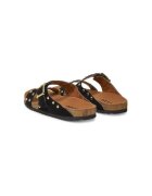 Pieces Slapi dama - 17156836 - Piele naturala - Negru