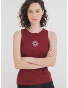 Pieces Top brodat - Visiniu