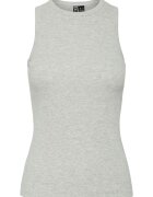Pieces Top dama 17154480 - Bumbac organic - Gri - Gri