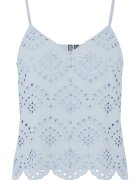Pieces Top dama 17156563 - Bumbac - Albastru deschis - Albastru deschis