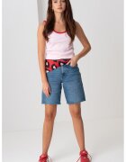 Pieces Top din amestec de bumbac organic - Rosu/Roz