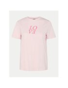 Pieces Tricou dama - 304914768 - Bumbac organic - Roz - Roz
