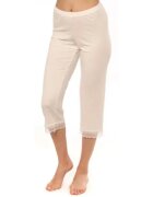 Piera Pantaloni de pijama 3/4 - Ecru