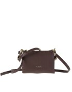 Pierre Cardin Geanta crossbody de piele cu bareta ajustabila Brunilde - Maro inchis