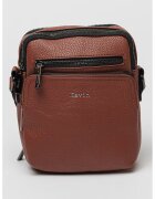 Pierre Cardin Geanta crossbody din piele ecologica cu aspect texturat - Maro