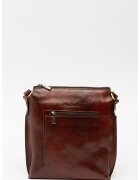 Pierre Cardin Geanta crossbody din piele - Maro cognac