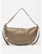 Pierre Cardin Geanta de piele cu bareta - Maro taupe