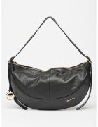 Pierre Cardin Geanta de piele cu bareta - Negru