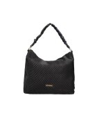 Pierre Cardin Geanta hobo texturata de piele ecologica - Negru
