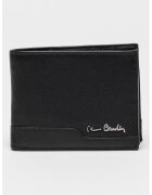 Pierre Cardin Portofel de piele cu logo - Negru