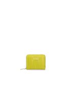 Pierre Cardin Portofel de piele ecologica cu logo discret - Verde lime