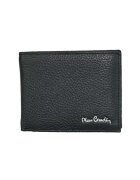 Pierre Cardin Portofel de piele - pliabil - Negru