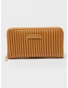 Pierre Cardin Portofel din piele ecologica cu fermoar - Maro