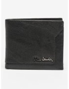 Pierre Cardin Portofel din piele ecologica cu logo metalic - Negru