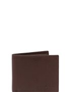 Pierro Poggi Portofel pliabil de piele cu logo stantat - PP1005 - Maro