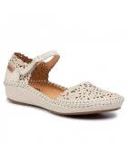 Pikolinos Pantofi Albi perforati piele naturala 655-0906