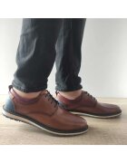 Pikolinos Pantofi Casual Barbati M8J-4183 Maro Cu Albastru - Maro -