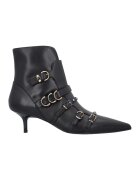 Pinko Botine de piele si piele ecologica - Negru