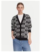 Pinko Cardigan dama negru - pulover din material moale
