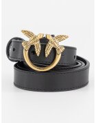 Pinko Curea de piele cu catarama metalica cu logo